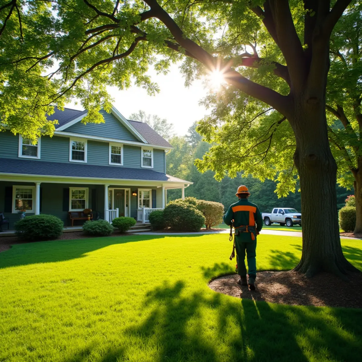 Pristine property condition and healthy trees following How to Choose a Tree Service in Morganton: 10 Questions