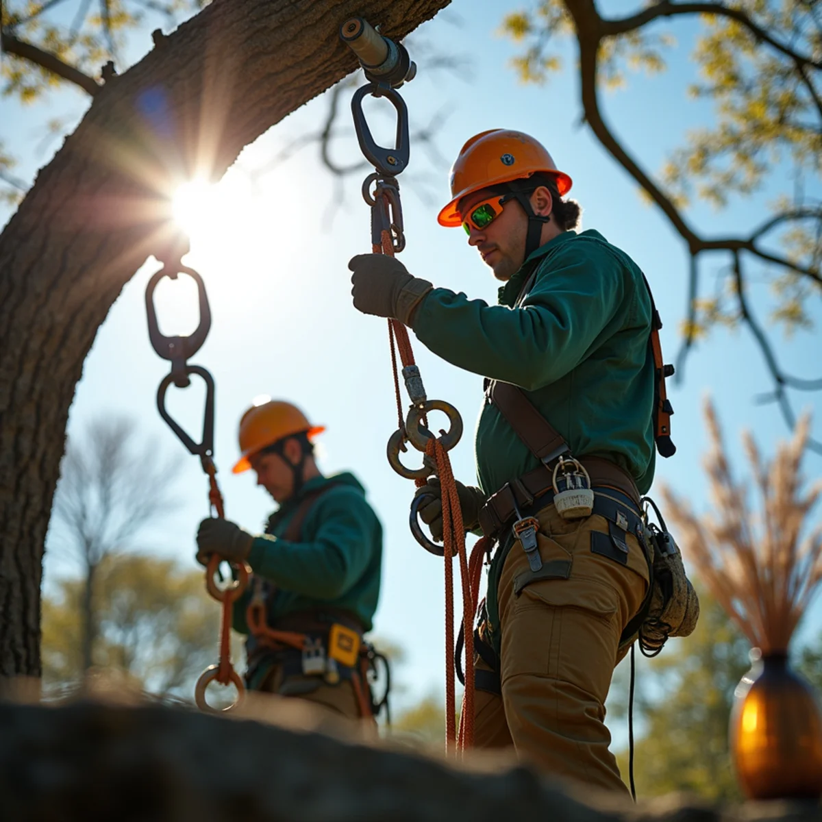 Specialized arboricultural equipment and methods for Leaning Tree After Heavy Rain: When Is It an Emergency?