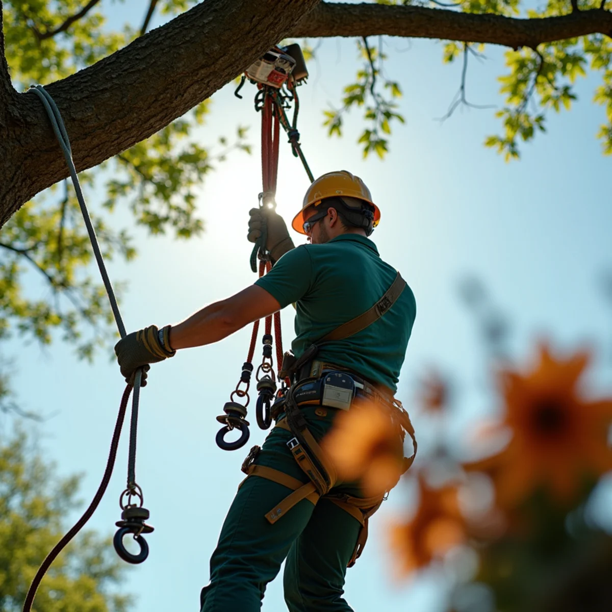 Specialized arboricultural equipment and methods for Mulching Trees the Right Way (No Mulch Volcanoes)