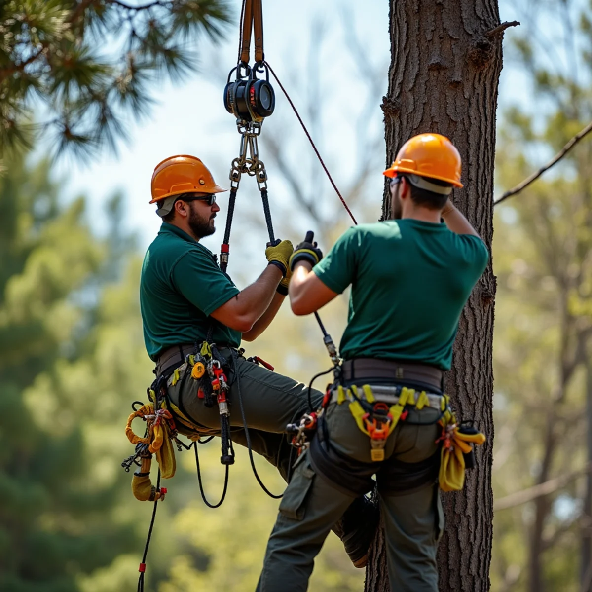 Specialized arboricultural equipment and methods for Tree on a Power Line in Morganton: Who to Call First