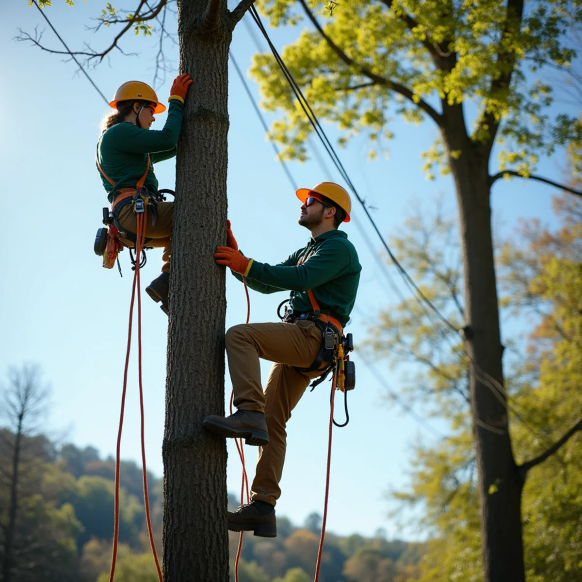 Tree on a Power Line in Morganton: Who to Call First