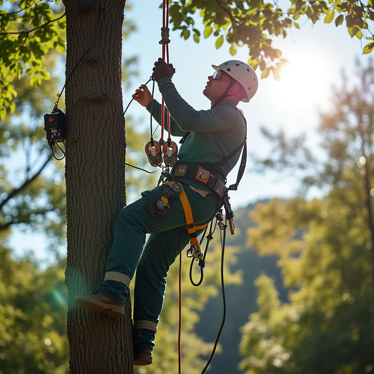 Specialized arboricultural equipment and methods for Is Your Tree Service Insured? Why Proof Matters in NC