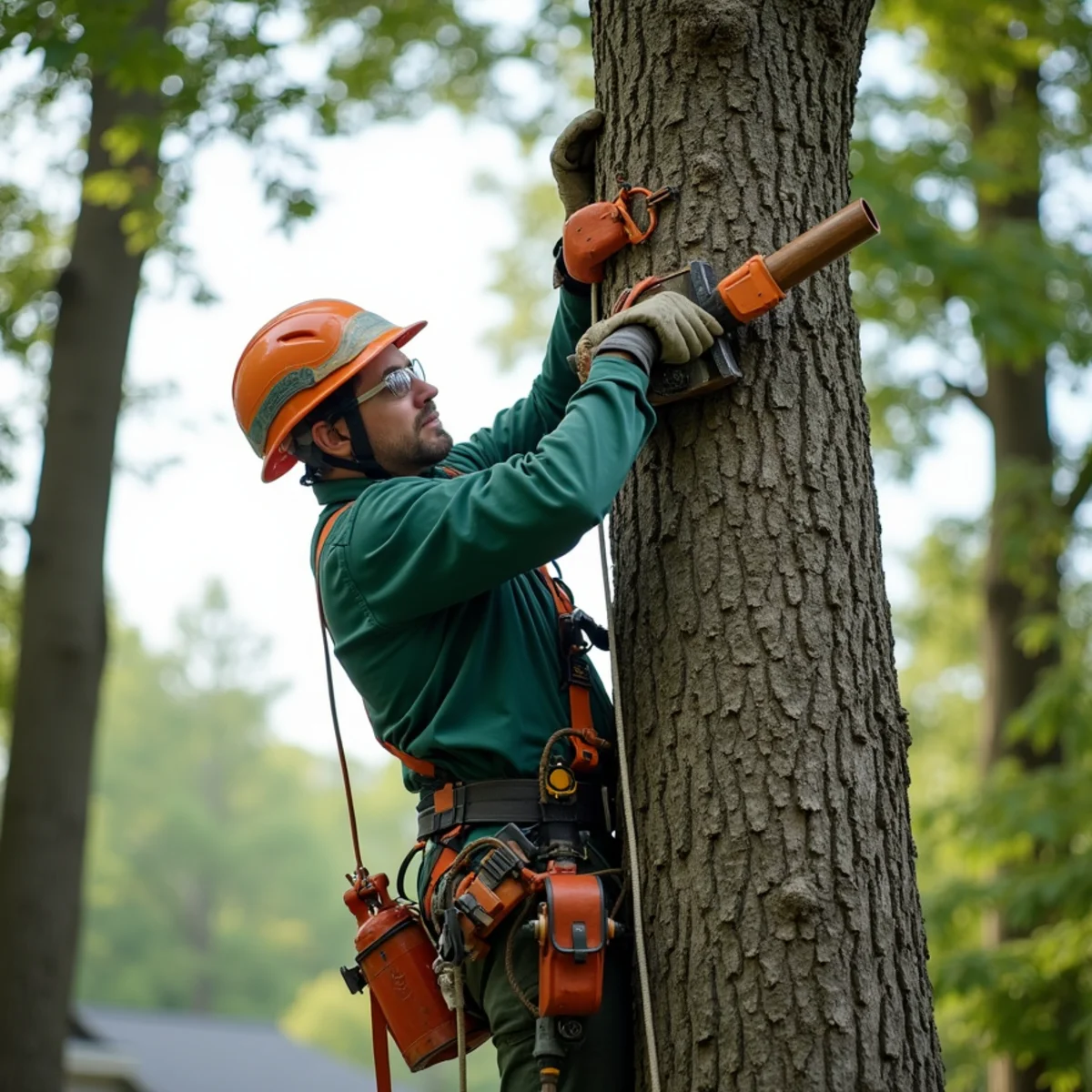 Leaning & Hung-Up Tree Removal in Morganton and Burke County, NC — RAM Tree Service LLC