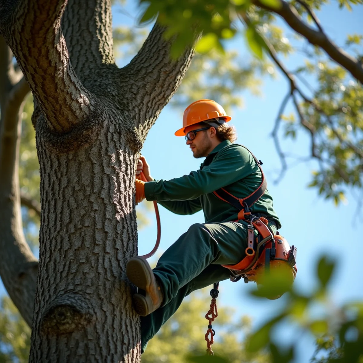Structural tree pruning to prevent storm damage in Salem, NC