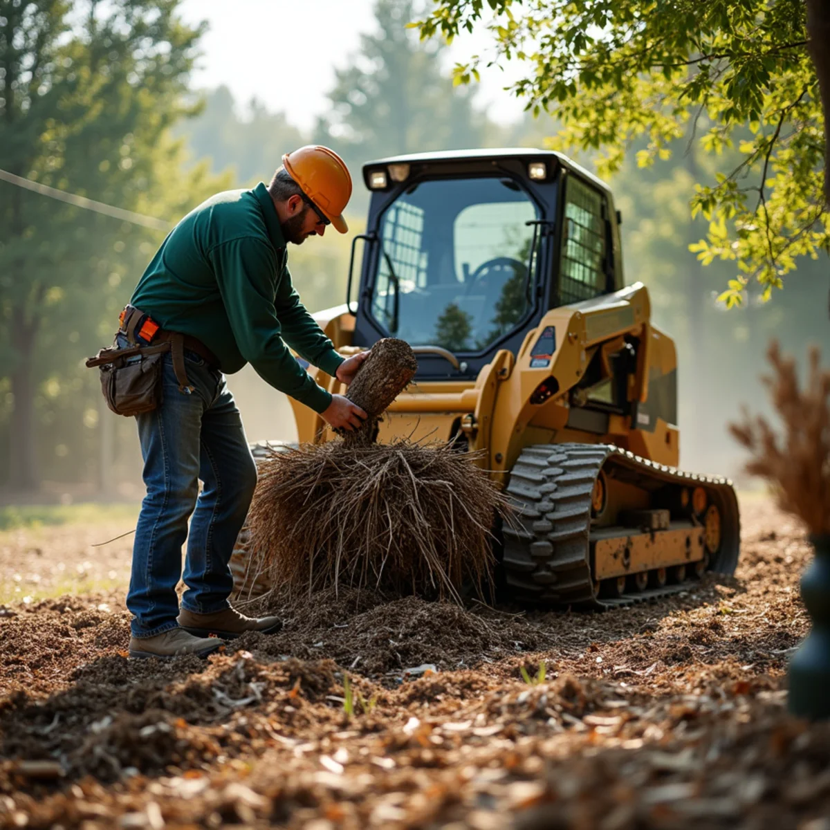 Professional commercial equipment in action for Tree Disease & Insect Treatment
