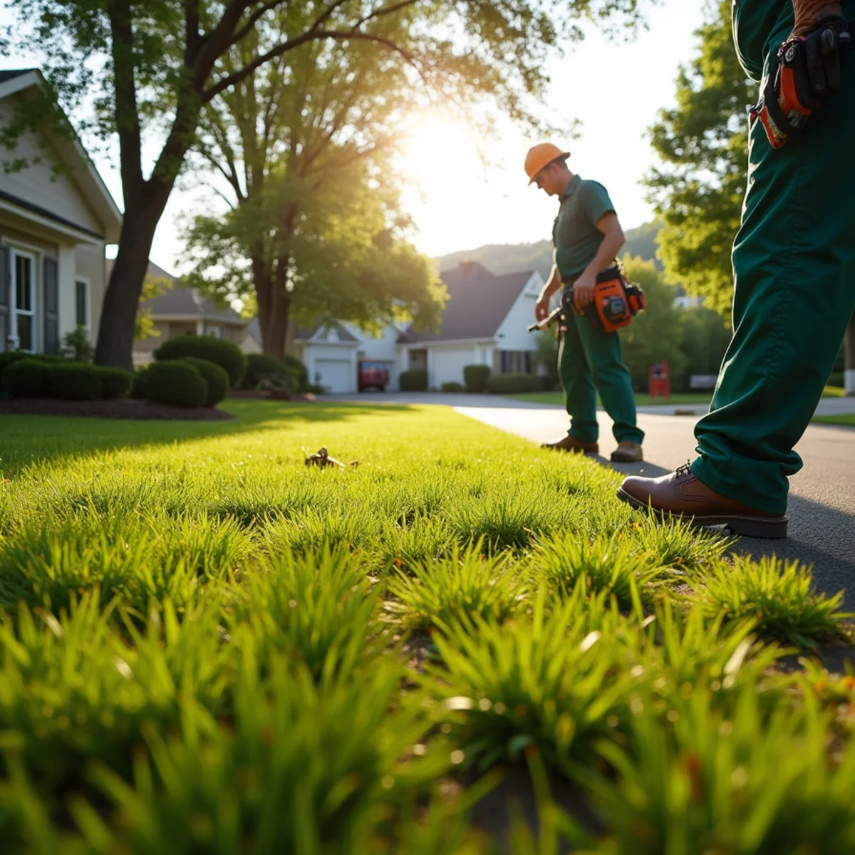 Immaculate yard condition and finished results after Tree Disease & Insect Treatment